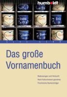 Das große Vornamenbuch - Elke Gerr