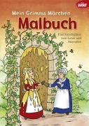 Cover-Bild zum Titel 'Mein Grimms Märchen Malbuch' von ''