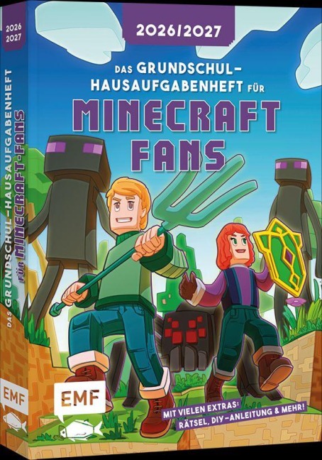 Das Grundschul-Hausaufgabenheft für Minecraft-Fans 2026/2027 - Niklas Schröer, Linus Schröer