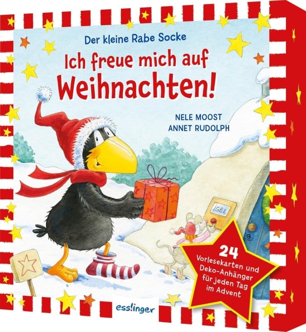 Der kleine Rabe Socke: Ich freue mich auf Weihnachten! - Nele Moost