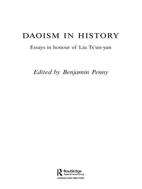 Daoism in History - 