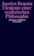 Cover-Bild zum Titel 'Elemente einer realistischen Philosophie' von 'Jocelyn Benoist'