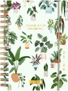BRUNNEN Schülerkalender (2025/2026) "Little Plants", 1 Seite = 1 Tag, A5, 352 Seiten, PP-Umschlag, mehrfarbig - 