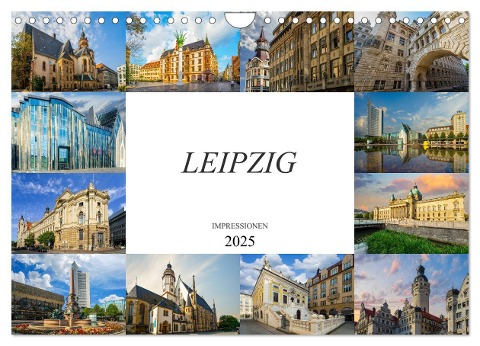 Leipzig Impressionen (Wandkalender 2025 DIN A4 quer), CALVENDO Monatskalender - Dirk Meutzner