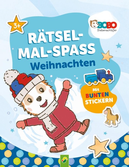 Bobo Siebenschläfer Rätsel-Mal-Spaß Weihnachten. Für Kinder ab 3 Jahren - 