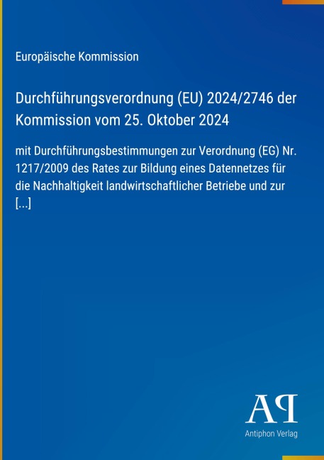 Durchführungsverordnung (EU) 2024/2746 der Kommission vom 25. Oktober 2024 - Europäische Kommission