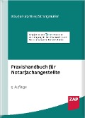 Cover-Bild zum Titel 'Praxishandbuch für Notarfachangestellte' von 'Bernd Bös, Martin Jurkat, Jens Neie, Helmut Strangmüller'