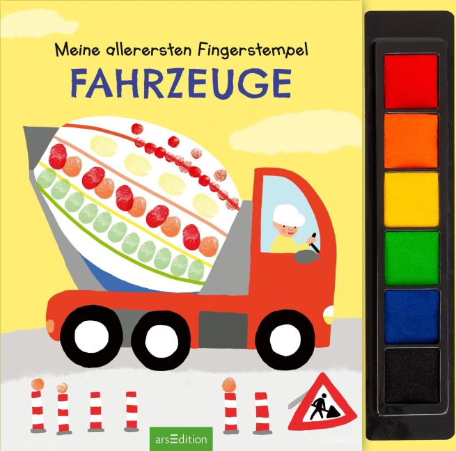 Meine allerersten Fingerstempel Fahrzeuge - 