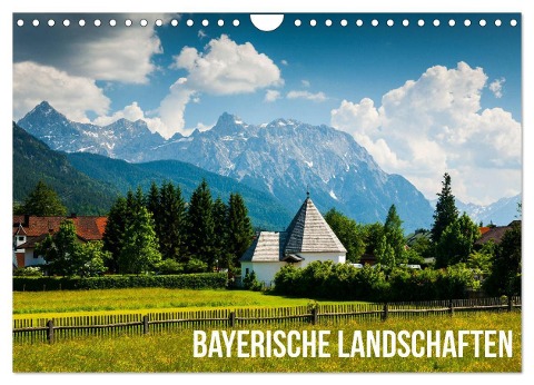 Bayerische Landschaften (Wandkalender 2024 DIN A4 quer), CALVENDO Monatskalender - Mikolaj Gospodarek