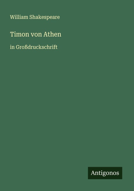Timon von Athen - William Shakespeare