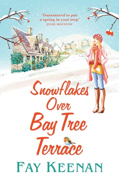 Snowflakes Over Bay Tree Terrace - Fay Keenan