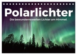 Cover-Bild zum Titel 'Polarlichter - Die bewundernswerten Lichter am Himmel. (Tischkalender 2026 DIN A5 quer), CALVENDO Monatskalender' von 'M. Scott'