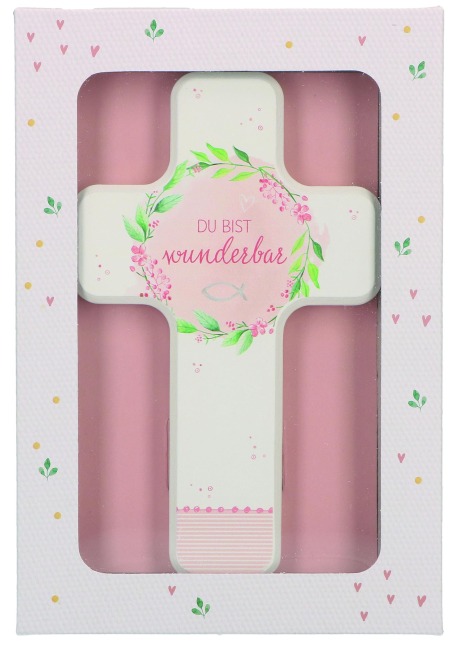 Du bist wunderbar - Kinderholzkreuz - 