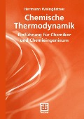 Cover-Bild zum Titel 'Chemische Thermodynamik' von 'Hermann Weingärtner'