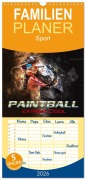 Familienplaner 2026 - Paintball - extrem cool mit 5 Spalten (Wandkalender, 21 x 45 cm) CALVENDO - Peter Roder