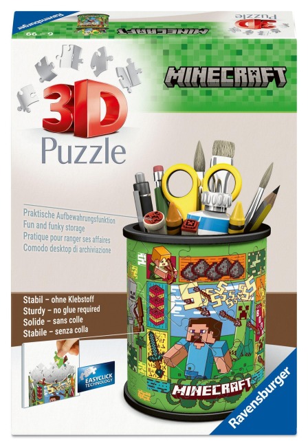 3D Puzzle - Stiftehalter Minecraft - 