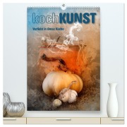 Cover-Bild zum Titel 'kochKUNST Verliebt in Omas Küche (hochwertiger Premium Wandkalender 2026 DIN A2 hoch), Kunstdruck in Hochglanz' von 'Marion Krätschmer'