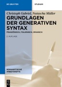 Cover-Bild zum Titel 'Grundlagen der generativen Syntax' von 'Natascha Müller, Christoph Gabriel'