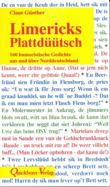 Limericks Plattdüütsch - Claus Günther