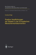 Cover-Bild zum Titel 'Positive Verpflichtungen der Staaten in der Europäischen Menschenrechtskonvention' von 'Cordula Dröge'