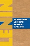 Cover-Bild zum Titel 'Der Imperialismus als höchstes Stadium des Kapitalismus' von 'Wladimir Iljitsch Lenin'