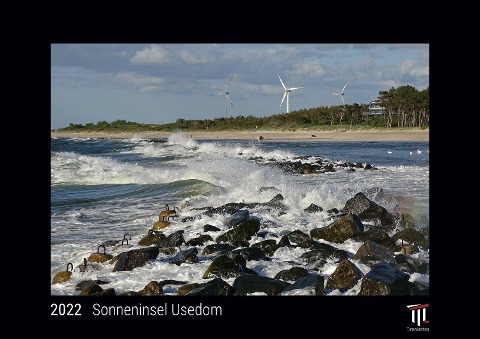 Sonneninsel Usedom 2022 - Black Edition - Timokrates Kalender, Wandkalender, Bildkalender - DIN A4 (ca. 30 x 21 cm) - 