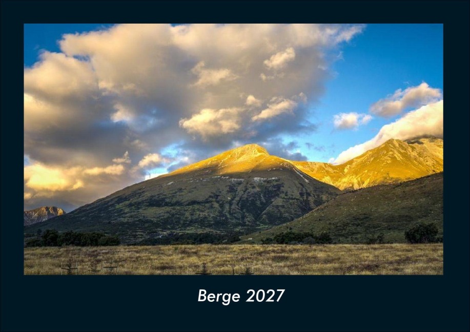 Berge 2027 Fotokalender DIN A4 - Tobias Schmitt, Kevin Heber