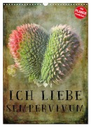 Ich liebe Sempervivum (Wandkalender 2025 DIN A3 hoch), CALVENDO Monatskalender - Martina Cross