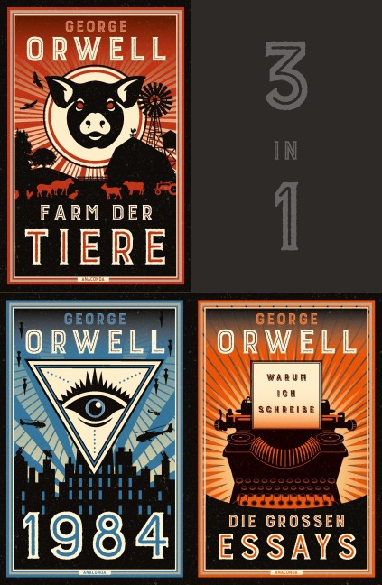 Große Werke: Farm der Tiere / 1984 / Die großen Essays (3in1-Bundle) - George Orwell