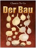 Cover-Bild zum Titel 'Der Bau' von 'Franz Kafka'