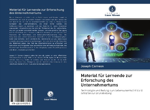 Material für Lernende zur Erforschung des Unternehmertums - Joseph Carreon