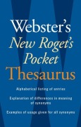 Cover-Bild zum Titel 'Webster's New Roget's Pocket Thesaurus' von 'Editors of Webster's New World Coll'