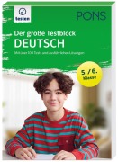 Cover-Bild zum Titel 'PONS Der große Testblock Deutsch 5./6. Klasse' von ''
