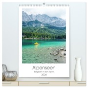 Cover-Bild zum Titel 'Alpenseen (hochwertiger Premium Wandkalender 2026 DIN A2 hoch), Kunstdruck in Hochglanz' von 'Franziska Petersen'