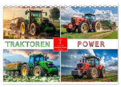 Cover-Bild zum Titel 'Traktoren Power (Tischkalender 2026 DIN A5 quer), CALVENDO Monatskalender' von 'Peter Roder'