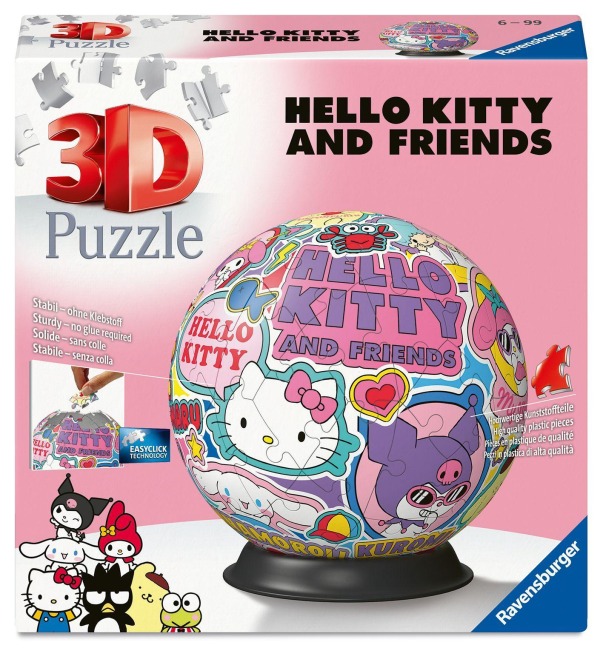 3D Puzzle-Ball Hello Kitty and Friends - 