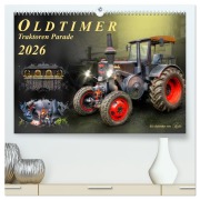 Cover-Bild zum Titel 'Oldtimer - Traktoren Parade (hochwertiger Premium Wandkalender 2026 DIN A2 quer), Kunstdruck in Hochglanz' von 'Peter Roder'