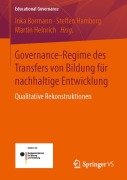 Cover-Bild zum Titel 'Governance-Regime des Transfers von Bildung für nachhaltige Entwicklung' von ''