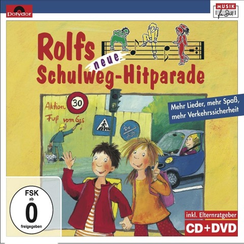 Rolfs neue Schulweg-Hitparade. CD + DVD - Rolf Zuckowski