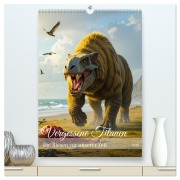 Cover-Bild zum Titel 'Vergessene Titanen - Die Riesen vor unserer Zeit (hochwertiger Premium Wandkalender 2026 DIN A2 hoch), Kunstdruck in Hochglanz' von 'Sell Pixs:Sell'