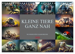 Cover-Bild zum Titel 'Kleine Tiere ganz nah (Wandkalender 2026 DIN A4 quer), CALVENDO Monatskalender' von 'Dirk Meutzner'