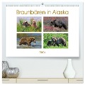 Braunbären in Alaska (hochwertiger Premium Wandkalender 2024 DIN A2 quer), Kunstdruck in Hochglanz - Dieter Wilczek
