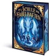 Cover-Bild zum Titel 'Die Schule der Fabelhaften, Band 2 - Die Flamme des Eisdrachen' von 'M. J. Brandon'