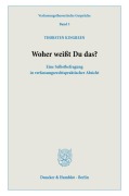 Cover-Bild zum Titel 'Woher weißt Du das?' von 'Thorsten Kingreen'