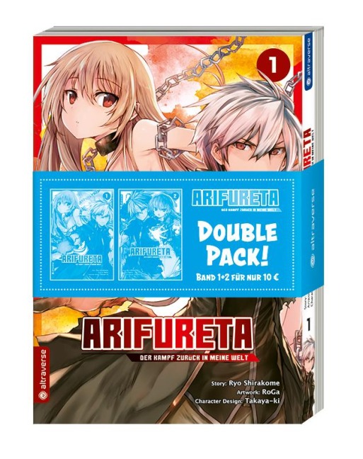 Arifureta - Der Kampf zurück in meine Welt Double Pack 01 & 02 - Ryo Shirakome, Roga, Takaya-Ki