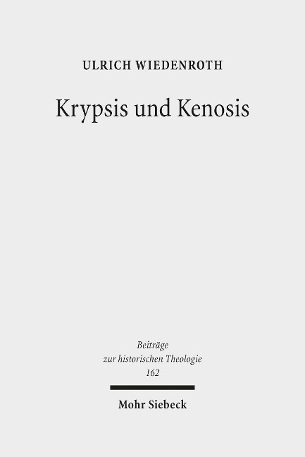 Krypsis und Kenosis - Ulrich Wiedenroth