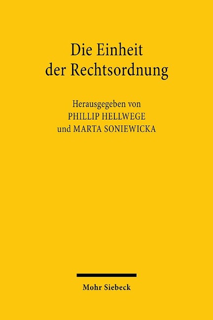 Die Einheit der Rechtsordnung - 