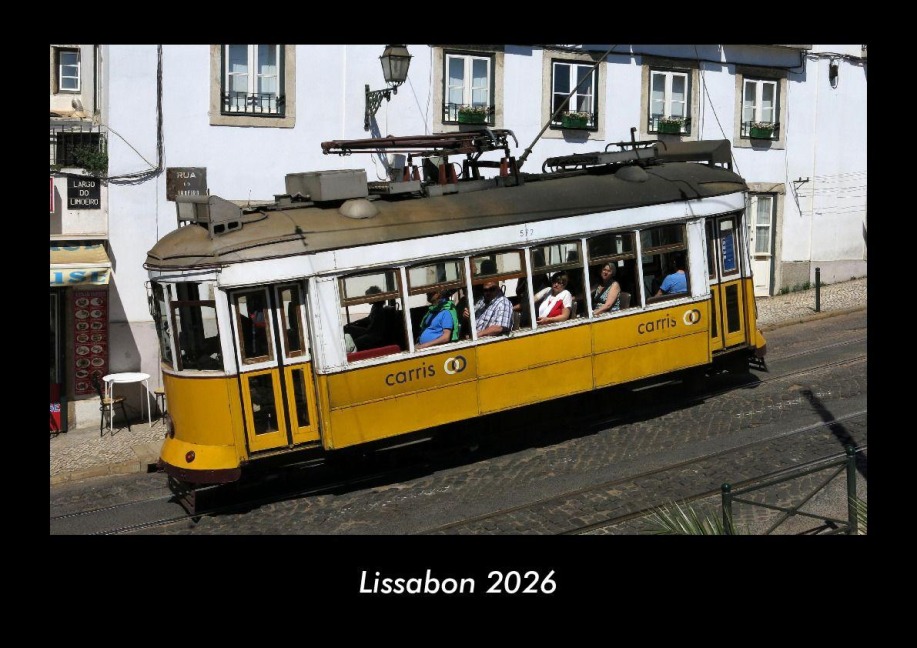 Lissabon 2026 Fotokalender DIN A3 - Tobias Becker