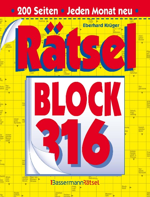 Rätselblock 316 (5 Exemplare à 2,99 EUR) - Eberhard Krüger