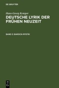 Cover-Bild zum Titel 'Barock-Mystik' von 'Hans-Georg Kemper'